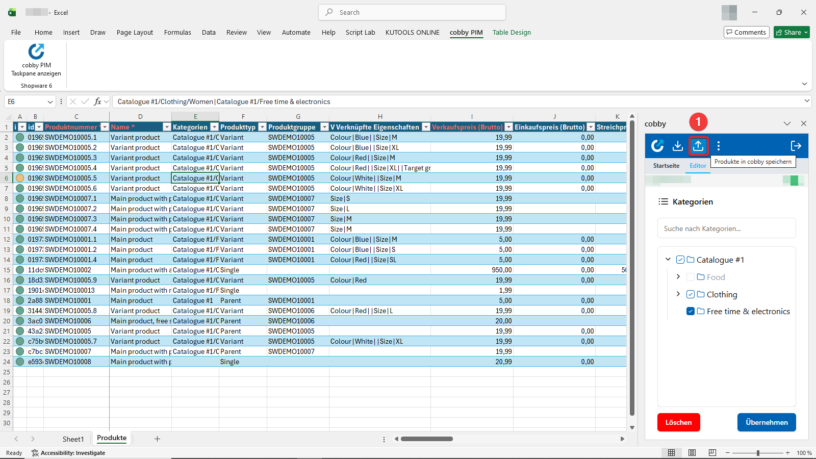 Product status indicator
